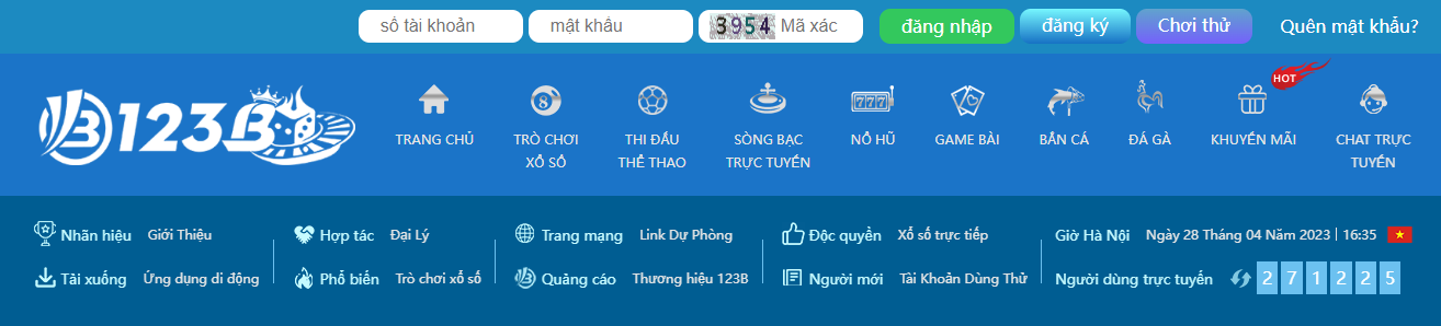 Khám phá niềm vui cá cược tại nhà cái 123b